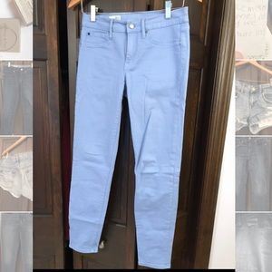 Powder Blue Straight Leg Pants